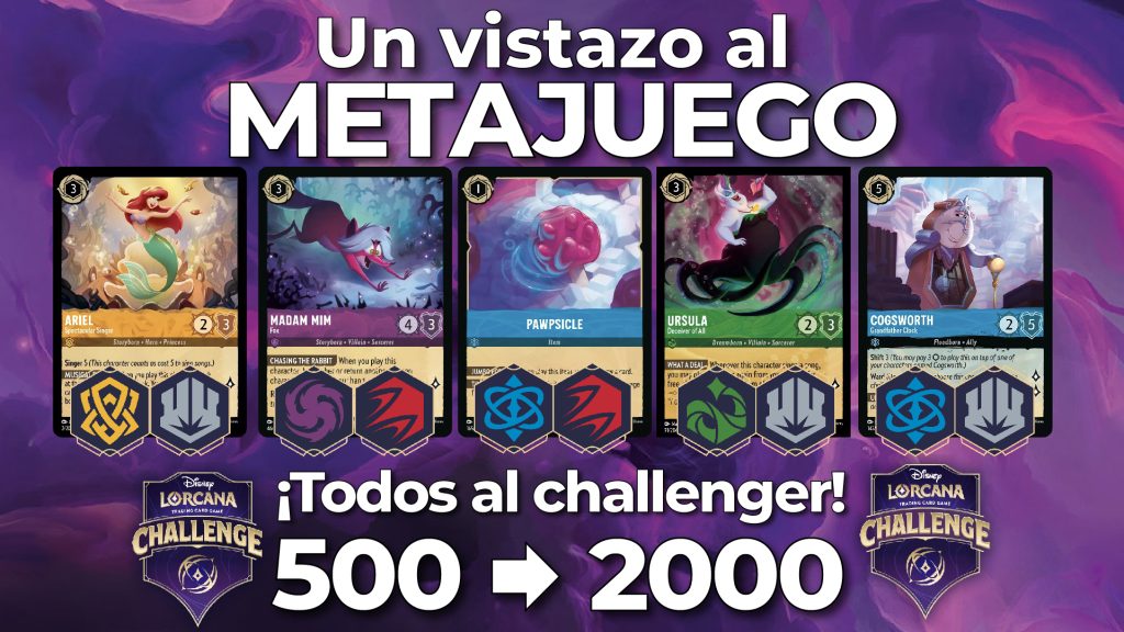 Los mazos de Lorcana mas jugados del momento